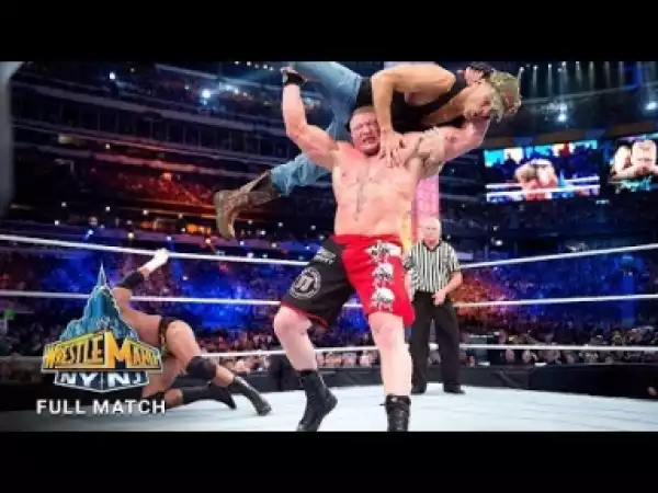 Video: Triple H vs Brock Lesnar WWE Wrestlemania Highlights 2018 HD